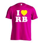  гандбол футболка одежда короткий рукав I LOVE RB 160 и меньше тренировка надеты ( Pro teji)