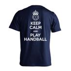  гандбол футболка одежда короткий рукав KEEP CALM AND PLAY HANDBALL XS-XL тренировка надеты ( Pro teji)