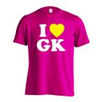  гандбол футболка одежда короткий рукав I LOVE GK 160 и меньше тренировка надеты ( Pro teji)