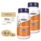 [ купон есть ]nauf-zL- теанин 100mg 90 шарик 2 шт. комплект NOW Foods