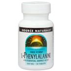 ソースナチュラルズ L-フェニルアラニン 500mg 50粒 Source Naturals L-phenylalanine 500mg 50Tablets