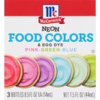  ваш заказ mako-mikko- автомобиль neon капот цвет & яйцо для цвет 3 цвет ввод box McCormick Kosher Neon Food Colors &amp;