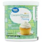 [woru mart бренд ] Great value крем сыр frosty. ng белый 454g Great Value Cream Cheese Frosting ваш заказ 