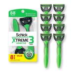  Schic Extreme 3 мужской одноразовый kami санки 3 листов лезвие 8шт.@Schick Xtreme 3 Blade Disposable Razors for Men, ваш заказ 
