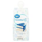 [woru mart бренд ] Great value белый украшение глазурь примерно 227g Great Value White Decorating Icing, ваш заказ 