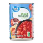 [woru mart бренд ] Great value помидор сок .. кости помидор примерно 411g Great Value Diced Tomatoes in Tomato ваш заказ 