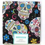  ваш заказ David teki стиль 100% хлопок вилка rolik Skull рисунок черный 18×21 дюймовый David Textiles 100% Cotton