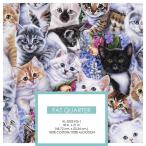  ваш заказ David teki стиль z100% хлопок kitunz& цветок z многоцветный примерно 45.7×53.3cm David Textiles 100% C