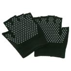  ваш заказ Gaya m рукоятка имеется йога перчатка черный S*M Gaiam Grippy Yoga Gloves, Small/Medium, On