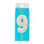  ваш заказ [woru mart бренд ] вес u selection plate номер свеча 9 Aurora Iridescent Number 9 Birthday Cand