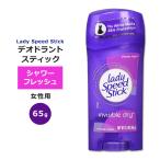 レディスピードスティック インビジブルドライ デオドラント スティック シャワーフレッシュの香り 65g (2.3oz) Lady Speed Stick invisible dry