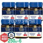 マヌカヘルス マヌカハニー mgo400+ umf13+ 250g◆6個セット 正規品 ニュージーランド産 富永貿易 manukahealth ハチミツ マヌカハニー まぬか MGO400+ UMF13+