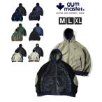 ショッピングボア gym master ジムマスター リバーシブルボア×タスロンフードジャケット アウター メンズ  フリースジャケット G418784