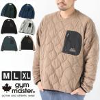 ジムマスター ジャケット メンズ レディース gym master  ウェーブ キルト クルーネック G733641 スウェット 防寒 キャンプ 冬キャンプ アウトドア