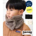 THRASHER Thrasher Kids GONZ LOGO боа флис защита горла "neck warmer" 24TH-K53K ребенок muffler шея gator мужчина девочка осень-зима осень-зима 