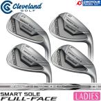Cleveland Golf SMART SOLE FULL-FACE / クリーブランド スマートソール フル フェース ウエッジ レディス 2024 UST RECOIL DART 50 WEDGE カーボンシャフト(L)