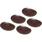 越前漆器 ウルミ乾漆 小判茶托 5枚