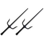 中国剣 釵(サイ) ブラック 54.5cm 2個セット [SI-0151]RD