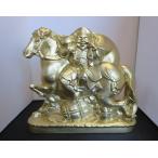 常滑焼【招福干支縁起置物/2026年令和8年 午】大黒天・福袋　サイズ：約29.7×26cm　数量限定予約受注品