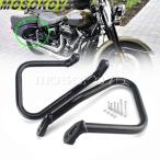 ハーレーダビッドソン ソフテイルヘリテージクラシック114 flhcs flhc 2018 2019 2020用ブラック テールサドルバッグガードクラッシュバープロテクション