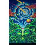 SPACE TRIBE スペーストライブ バティック 1.2m × 2m「Root of Life」