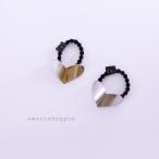 ＜即納＞ (2個セット) ハート プレート ヘアゴム