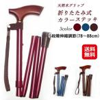 折りたたみ式カラーステッキ　楓４