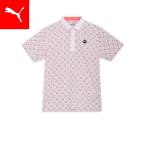 ショッピングモノグラム プーマ メンズ ゴルフ ポロシャツ PUMA メンズ ゴルフ ピュア モノグラム 半袖 ポロシャツ