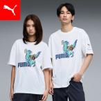 ユニセックス PUMA x モンスターハンターワイルズ 半袖 Tシャツ