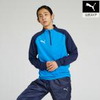 [14 день -16 день 15 раз ][ официальный ] PUMA Puma мужской футбол TEAMLIGA 1/4 Zip tops team LIGA? Zip T
