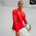 『7日最大22倍』【公式】 PUMA プーマ メンズ サッカー チームファイナル トレーニング 1/4 ジップ トップス teamFINAL Trai