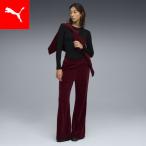 [3 день -5 день 5 раз ][ официальный ] PUMA Puma wi мужской велюр ребра relax do костюм верх и низ в комплекте Velour Rib Suitrete