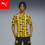 [23 день 10 раз ][ официальный ] Puma PUMA мужской 2025-26 Дортмунд pre Match рубашка с коротким рукавом 