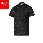 『土日限定 全品2倍+倍倍10倍+会員10倍』プーマ メンズ ゴルフ ポロシャツ PUMA メンズ ゴルフ PGW 3D ロゴ 半袖 モックネック シャツ