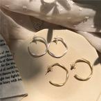 Yahoo! Yahoo!ショッピング(ヤフー ショッピング)SV925 ピアス  ループ フープ  リング   ゴールド  シルバー925 アクセサリー かわいい オシャレ  プレゼント