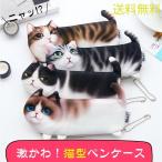 ショッピング文房具 プレゼント おもしろ ペンケース 筆箱 ポーチ ねこ 猫  男子 女子 キッズ 文房具 文具 高校生 中学生 おしゃれ おもしろ 人気 可愛い 入学祝い プレゼント