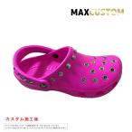 クロックス パンク カスタム クラシック（ケイマン） ピンク crocs custom サンダル メンズ レディース