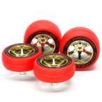 95665 полный обтекатель Mini 4WD 30 годовщина красный потертость k шина & золотой металлизированные колеса 