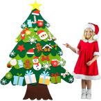 クリスマスツリー 飾り 壁掛け フェルトクリスマスツリー クリスマス飾り オーナメント クリスマスツリー DIY 手作り 可愛い 部屋 玄関 飾り 3