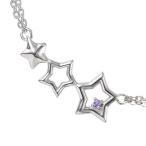 Yahoo! Yahoo!ショッピング(ヤフー ショッピング)2月誕生石シルバー アメジストブレスレット 星スター 安い オーダー