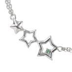 Yahoo! Yahoo!ショッピング(ヤフー ショッピング)エメラルド 5月誕生石 シルバー エメラルドブレスレット 星スター 安い オーダー