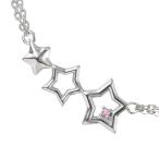 Yahoo! Yahoo!ショッピング(ヤフー ショッピング)10月誕生石シルバー ピンクトルマリンブレスレット 星スター 安い オーダー