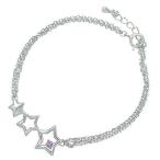 Yahoo! Yahoo!ショッピング(ヤフー ショッピング)2月誕生石シルバー アメジストアンクレット 星スター 安い オーダー