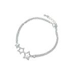 Yahoo! Yahoo!ショッピング(ヤフー ショッピング)4月誕生石シルバー ダイヤモンドアンクレット 星スター 安い オーダー