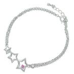 Yahoo! Yahoo!ショッピング(ヤフー ショッピング)ルビー 7月誕生石 シルバー ルビーアンクレット 星スター 安い オーダー