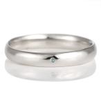 Yahoo! Yahoo!ショッピング(ヤフー ショッピング)結婚指輪 マリッジリング プラチナ 甲丸 天然石 アクアマリン オーダー