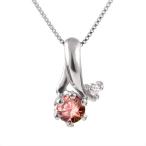 Yahoo! Yahoo!ショッピング(ヤフー ショッピング)ネックレス レディース 天然石 ガーネット ネックレス （ガーネット） ホワイトゴールド 安い オーダー