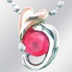 Yahoo! Yahoo!ショッピング(ヤフー ショッピング)7月誕生石 プラチナ K18PGルビーペンダント ネックレス 安い オーダー