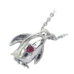 Yahoo! Yahoo!ショッピング(ヤフー ショッピング)ネックレス レディース 天然石 ネックレス ガーネット 1月 誕生石 ペンギン シルバー プレゼント オーダー