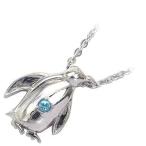 Yahoo! Yahoo!ショッピング(ヤフー ショッピング)ネックレス レディース 天然石 ネックレス アクアマリン 3月 誕生石 ペンギン シルバー プレゼント オーダー